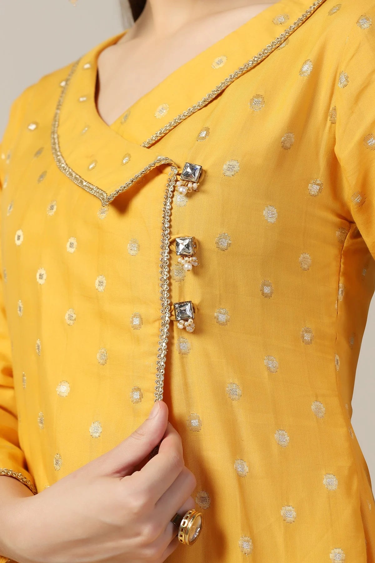 Mustard Glow Festive Kurti