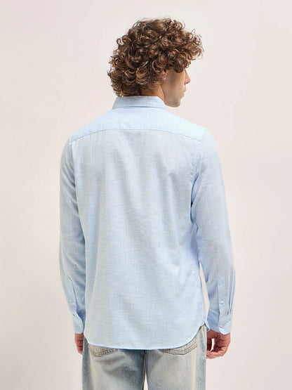 Men's Cotton Striped Slim Fit Shirt