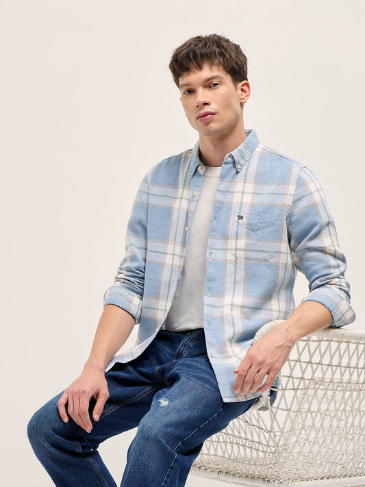 Checkered Slim Fit Casual Shirt