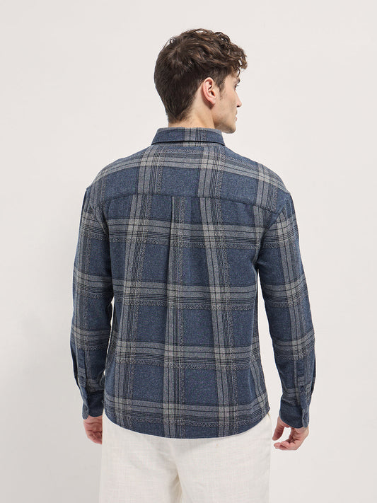 Multi-Color Checkered Relax Fit Flannel Overshirt