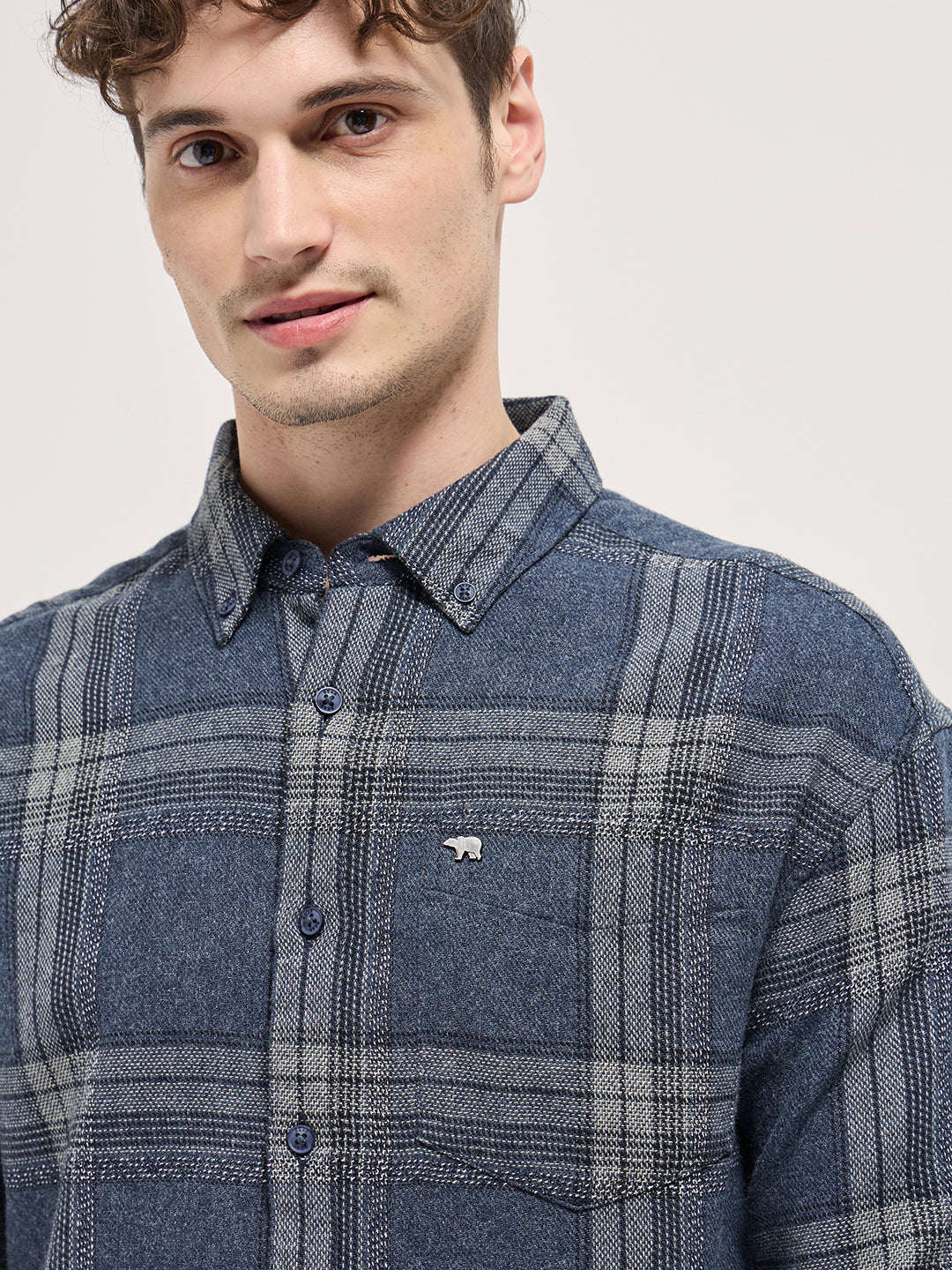 Multi-Color Checkered Relax Fit Flannel Overshirt