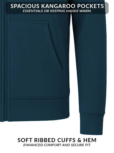 Men’s Regular Fit Zip-Up Hoodie