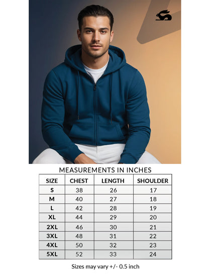 Men’s Regular Fit Zip-Up Hoodie