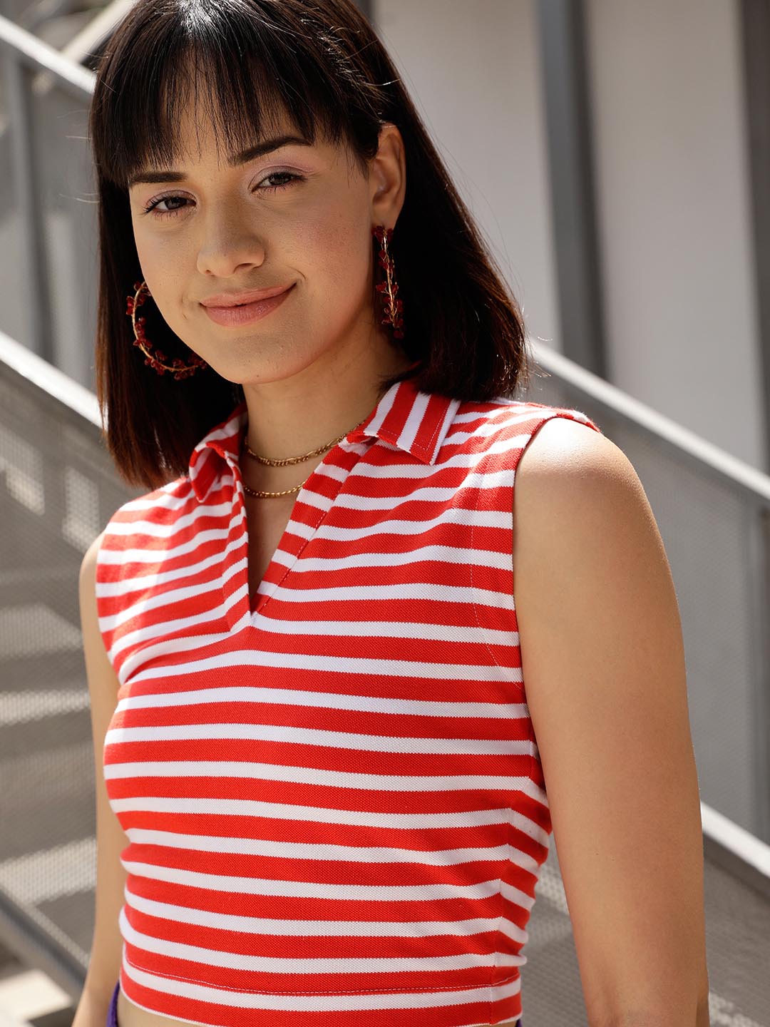 Striped Polo