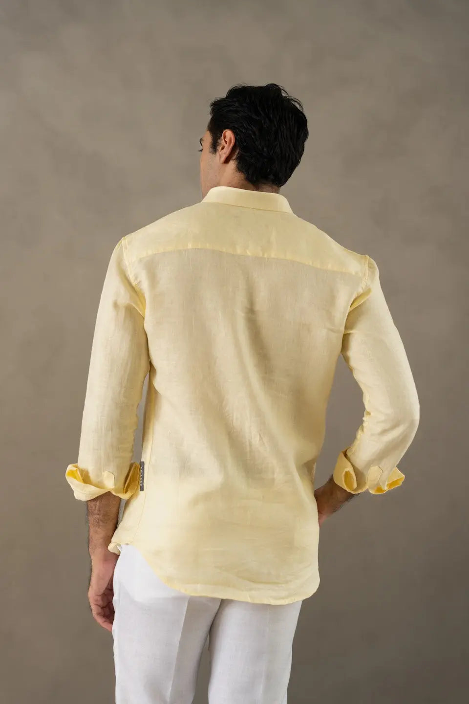 Men's Linen Soft Touch Butter Crème Shirt Vellure