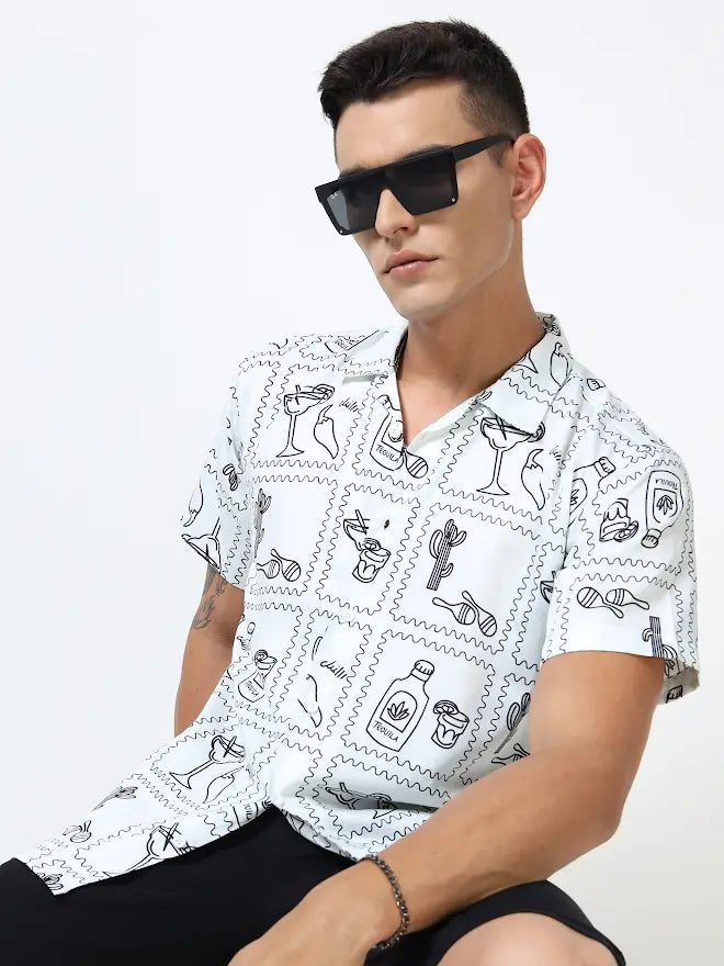 The Tequila Postcard Shirt