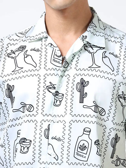 The Tequila Postcard Shirt