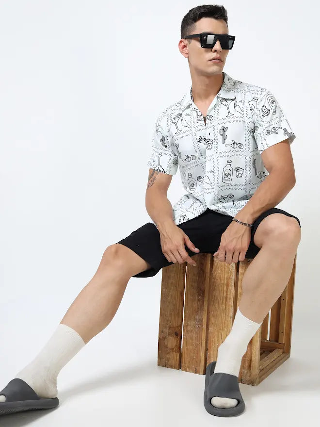 The Tequila Postcard Shirt