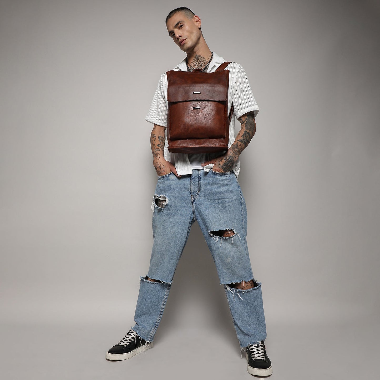The City Explorer Backpack - Mocha Brown