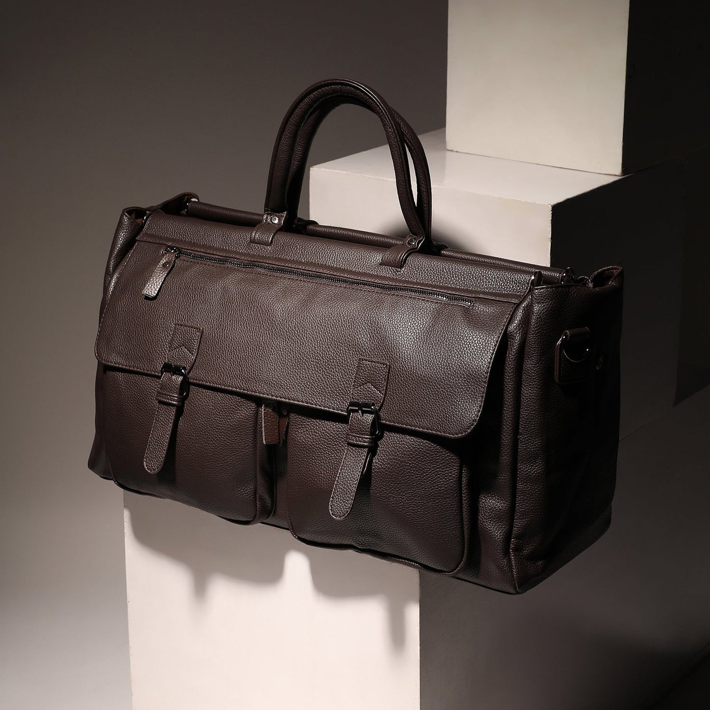 The Weekender Travel Bag - Mocha Brown