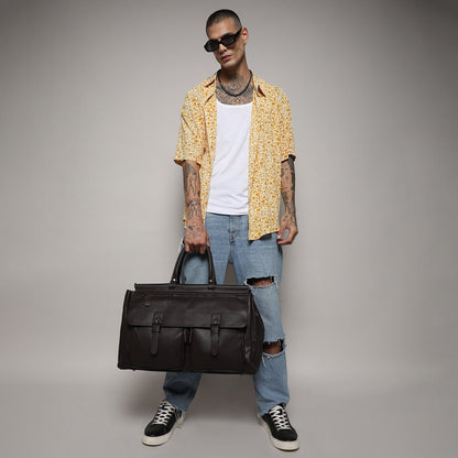 The Weekender Travel Bag - Mocha Brown