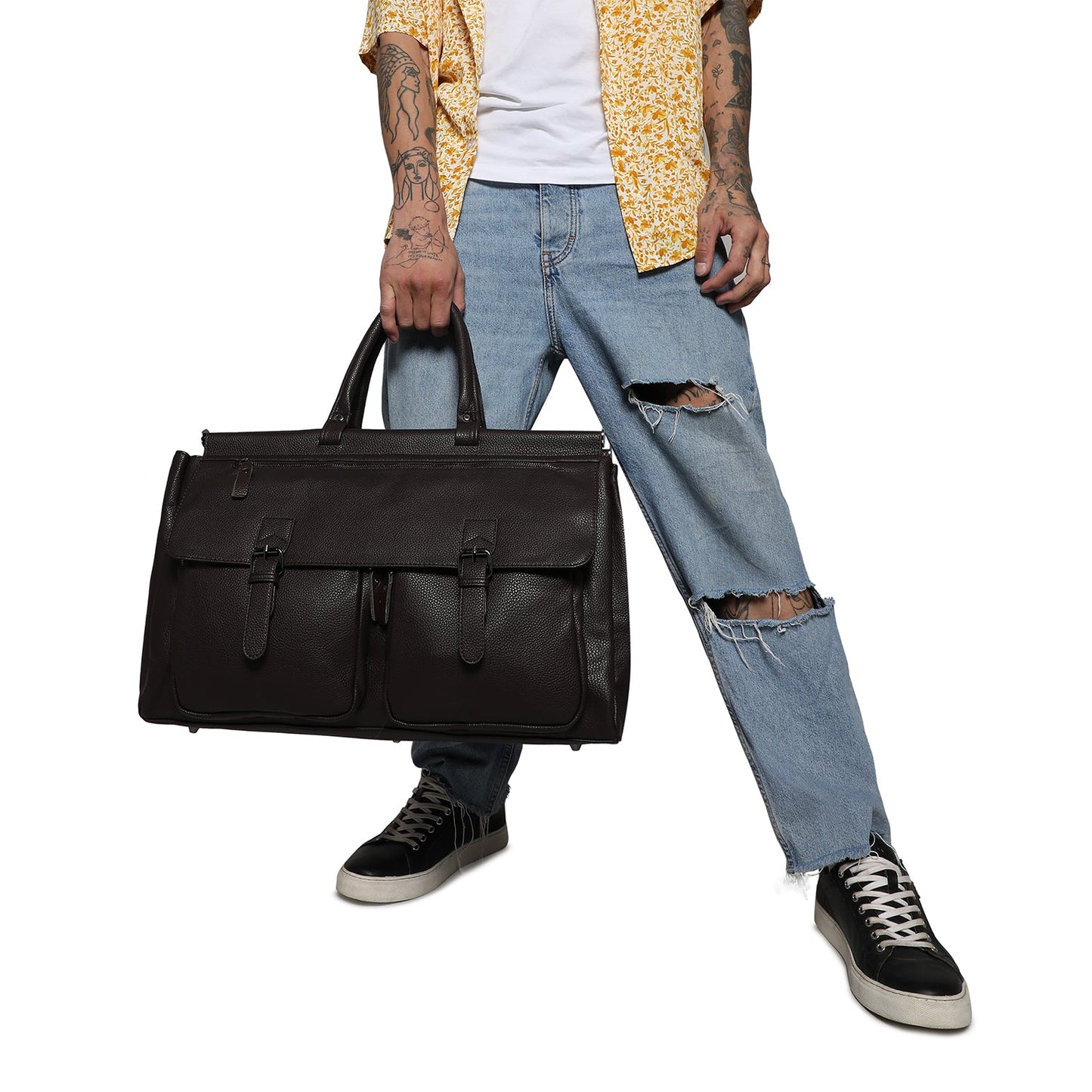 The Weekender Travel Bag - Mocha Brown