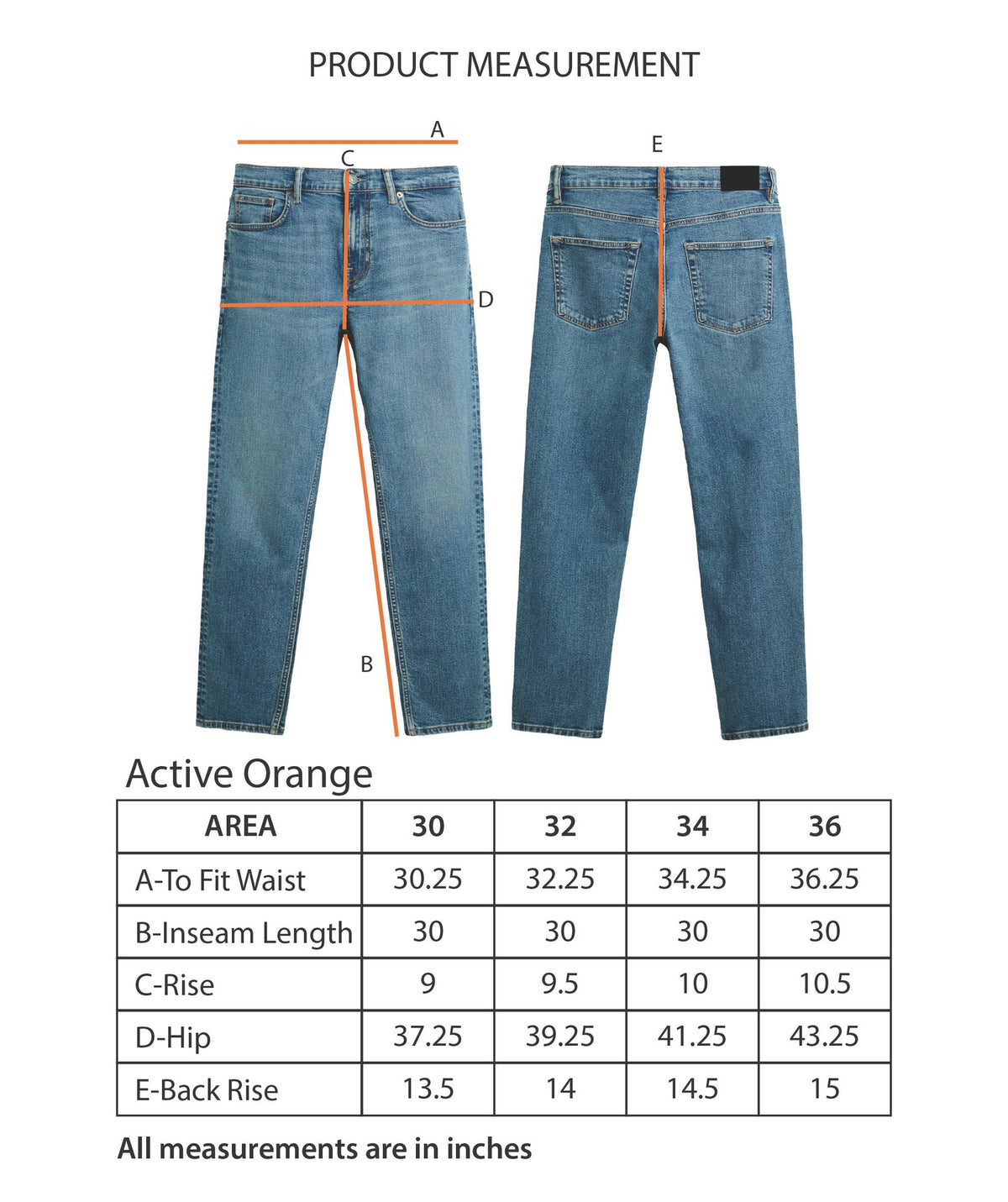 Active Denim Pant - Royal Navy