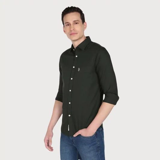 Cotton Regular Fir Shirt For Man