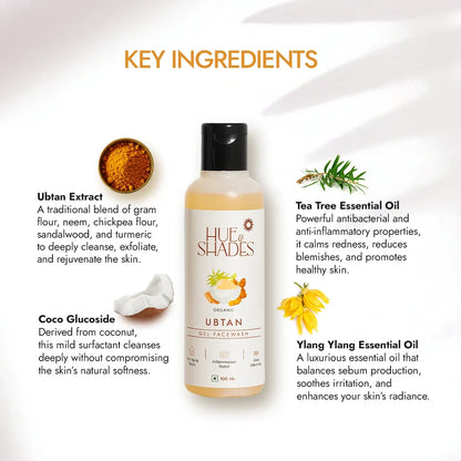 Organic Ubtan Gel Facewash
