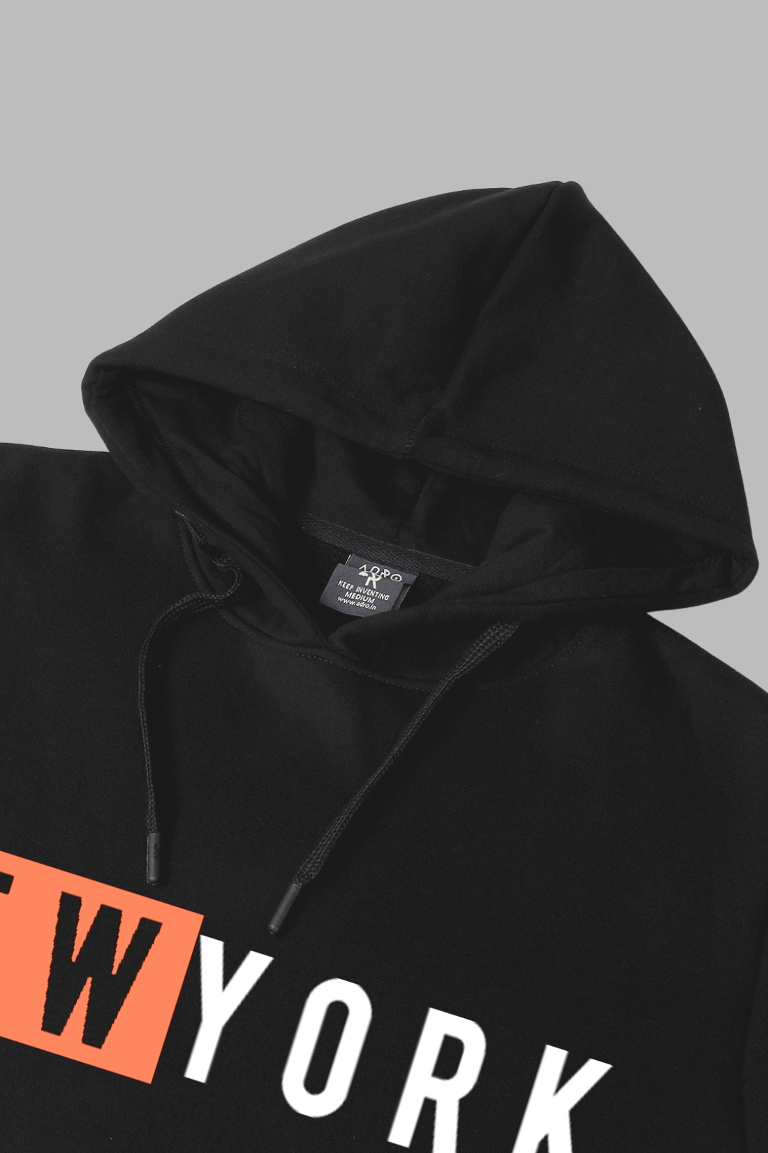 ADRO Men's Cotton Hooded Neck / Turtle Neck Sweatshirt