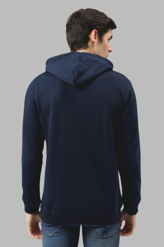 ADRO Men's Cotton Hooded Neck / Turtle Neck Sweatshirt