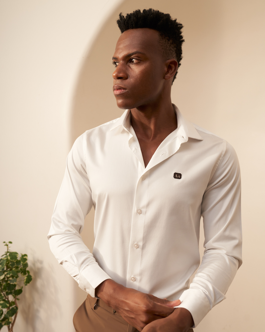 Elite White Shirt Aachari