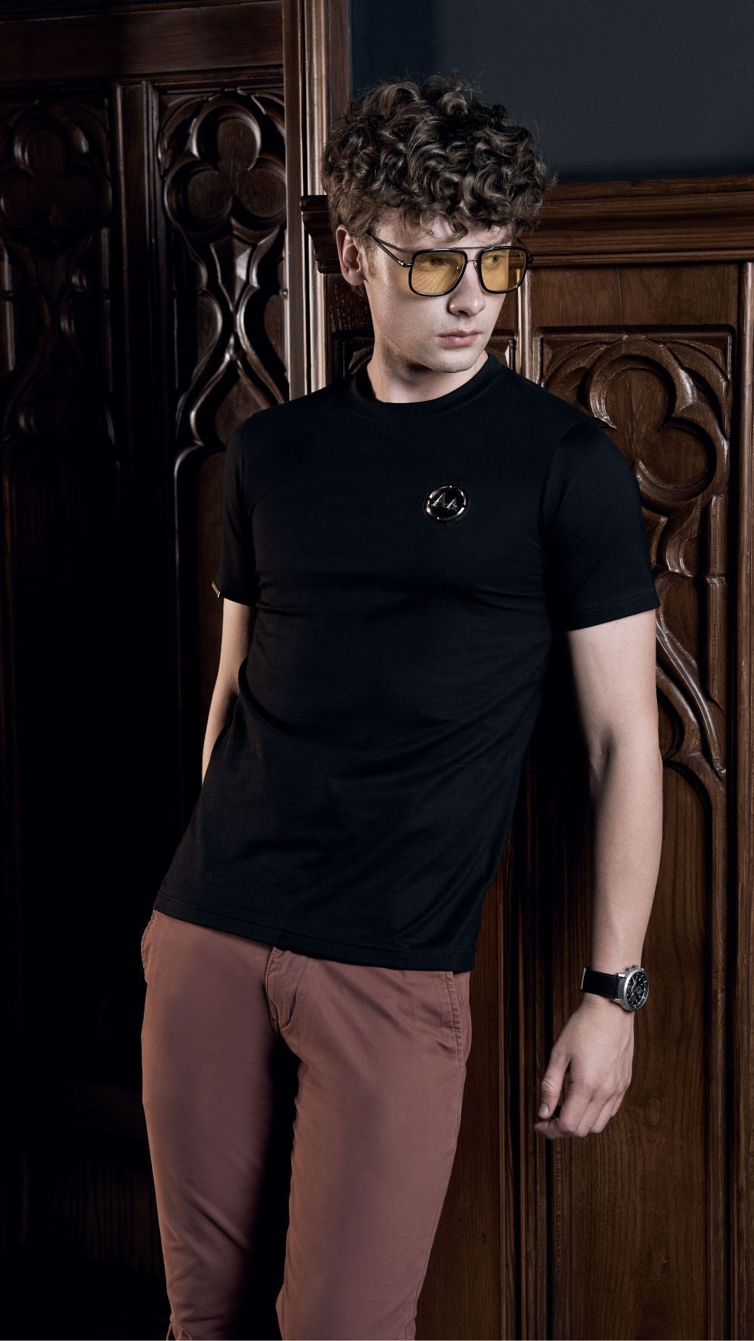 Premium Black T-Shirt Aachari