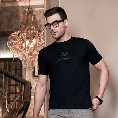 Classic Black T-Shirt Aachari