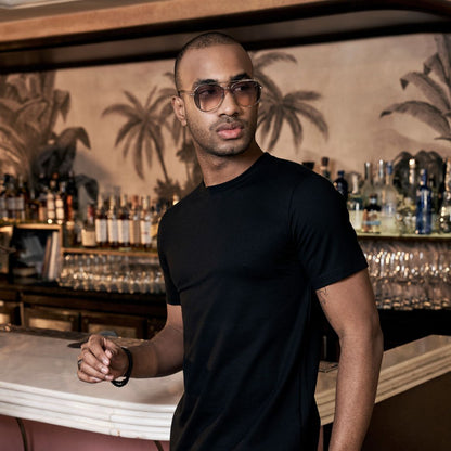 Classic Black T-Shirt Aachari