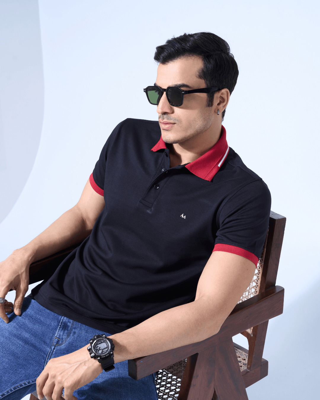 Red Collor Polo Aachari