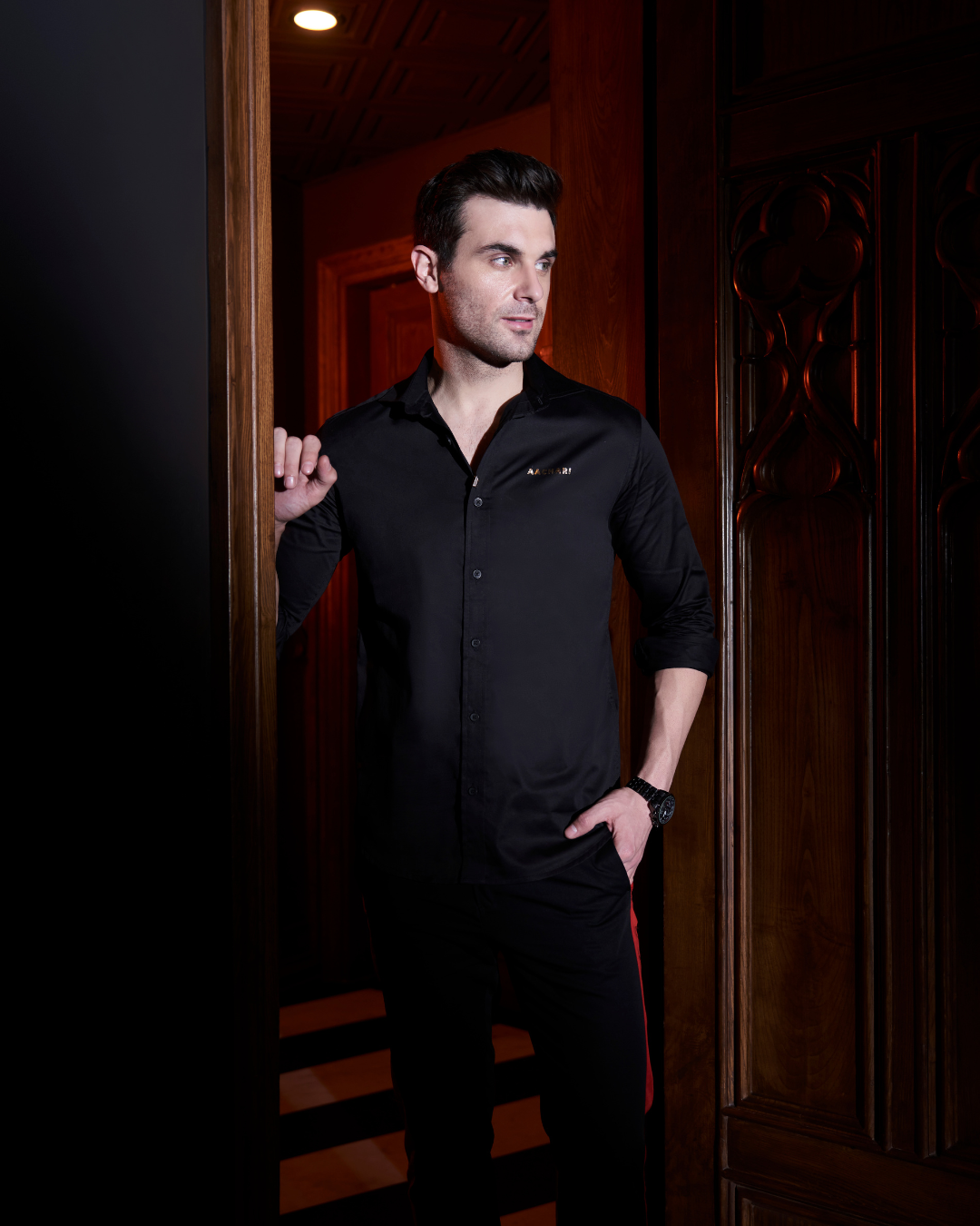 Aachari Signature Spark Black Shirt Aachari