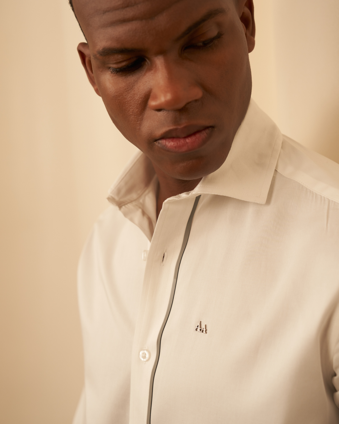 Grey Strip Classic Shirt Aachari