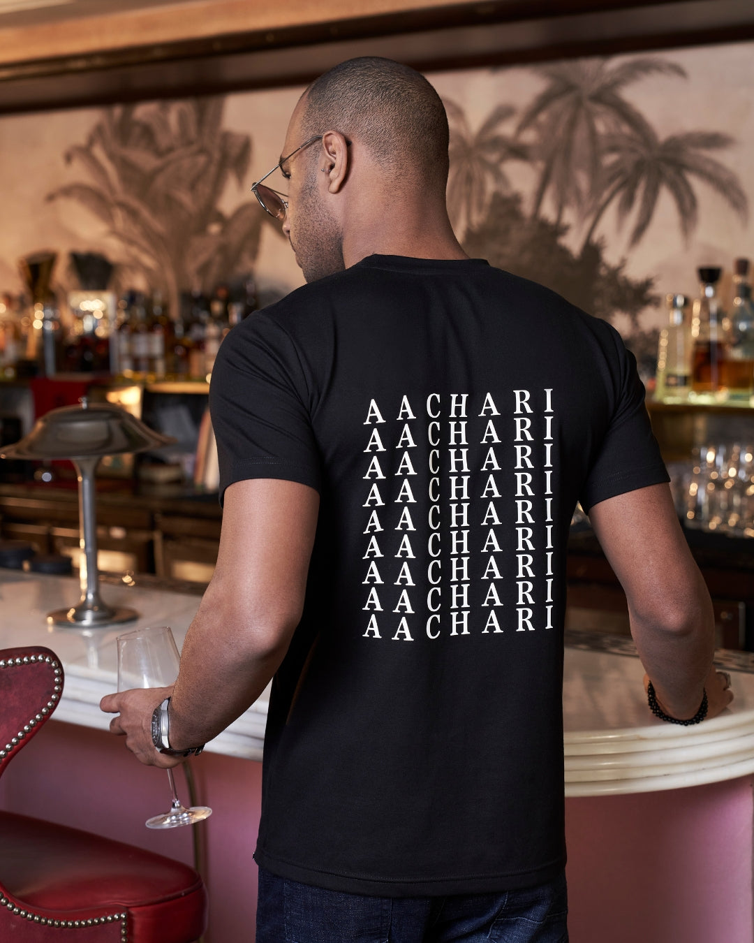 Classic Black T-Shirt Aachari
