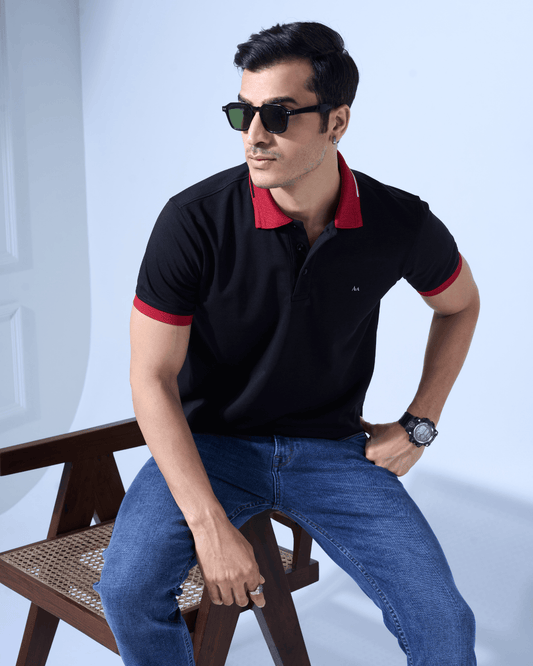 Red Collor Polo Aachari