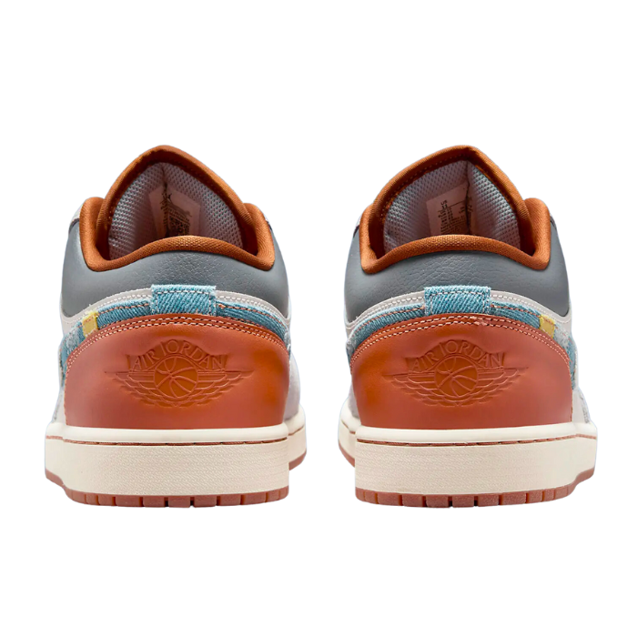 Air Jordan 1 Low SE Phantom Repaired Denim Swoosh