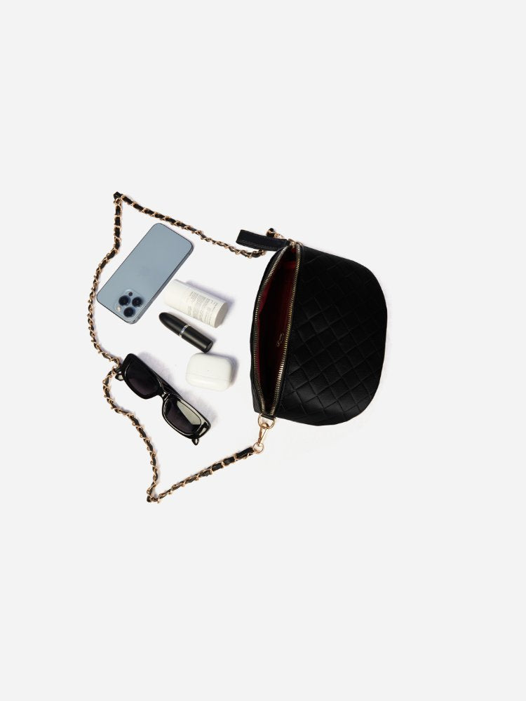 Versa Black Sling Bag   Charme