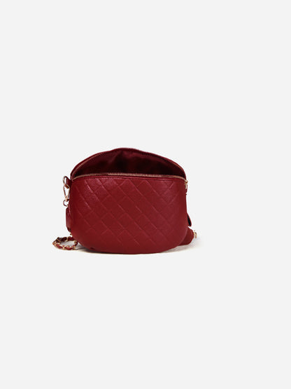 Versa Maroon Sling Bag Charme