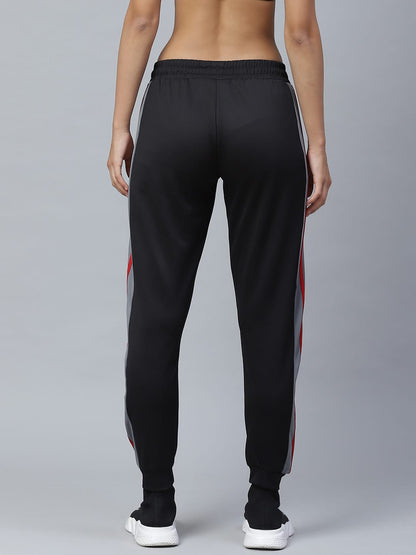 Alcis Women Black Solid Slim Fit Joggers