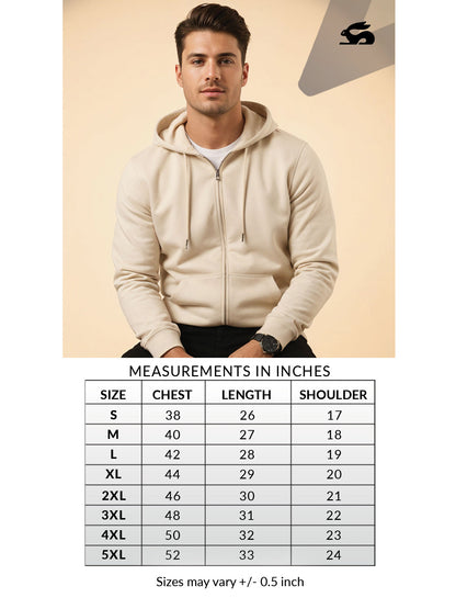 Men’s Regular Fit Zip-Up Hoodie