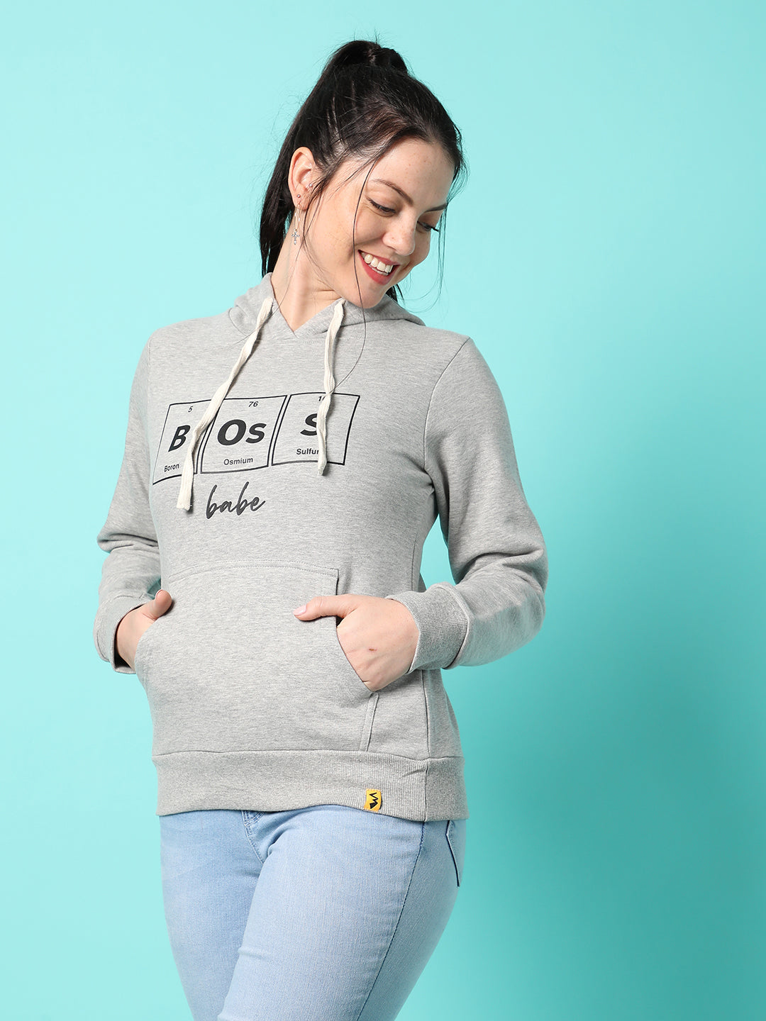 Printed Hoodie With Kangaroo Pocket