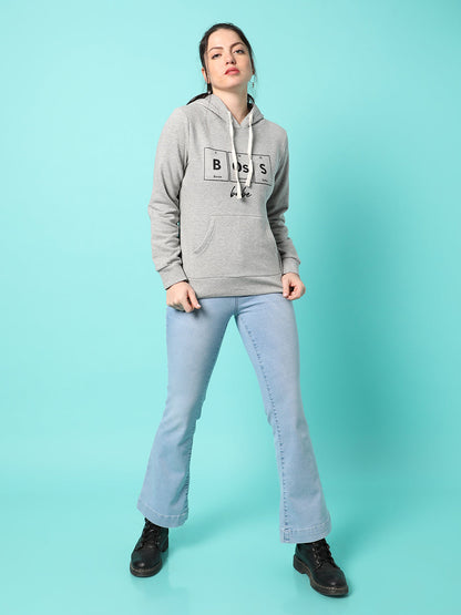 Printed Hoodie With Kangaroo Pocket