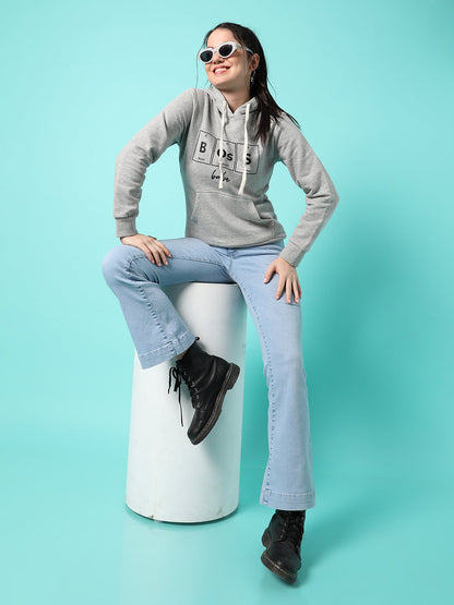 Printed Hoodie With Kangaroo Pocket