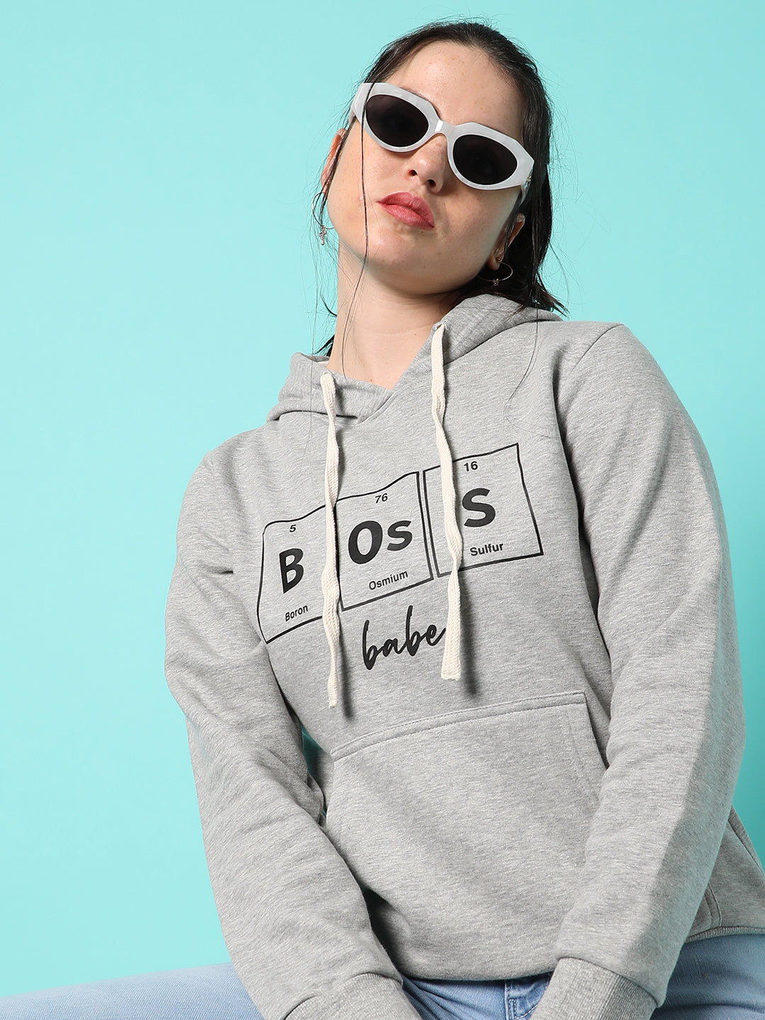 Printed Hoodie With Kangaroo Pocket