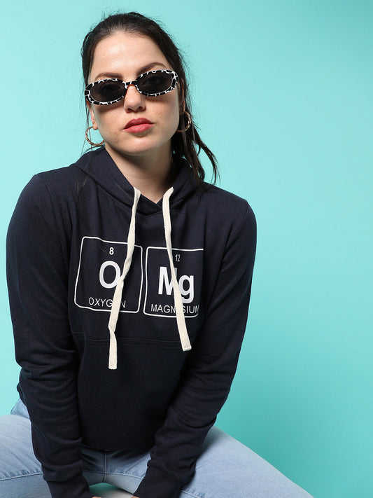 Stypography Print Hoodie