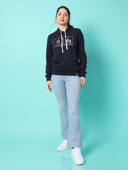 Stypography Print Hoodie