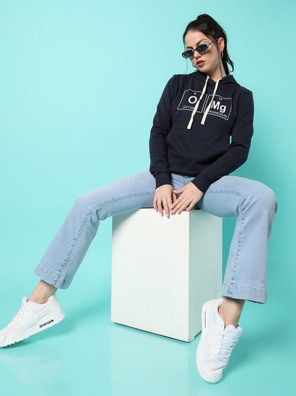 Stypography Print Hoodie