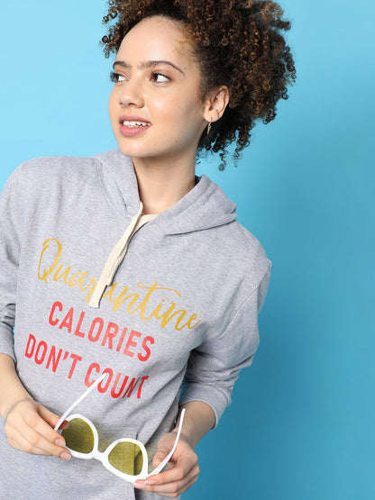 Stylish Printed Hooded Sweatshirt