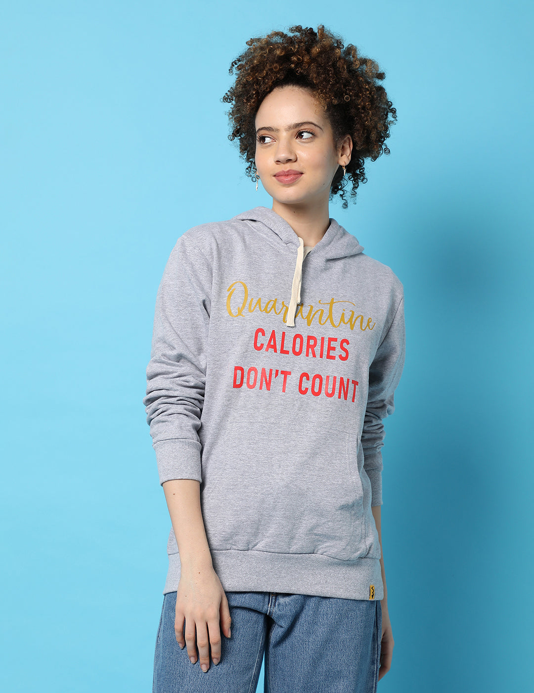 Stylish Printed Hooded Sweatshirt