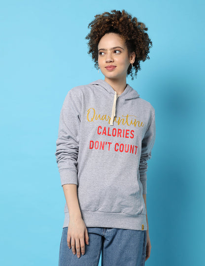 Stylish Printed Hooded Sweatshirt