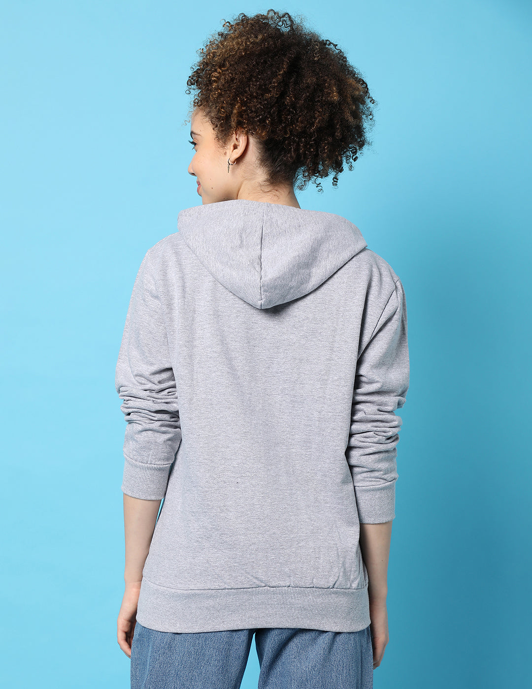 Stylish Printed Hooded Sweatshirt