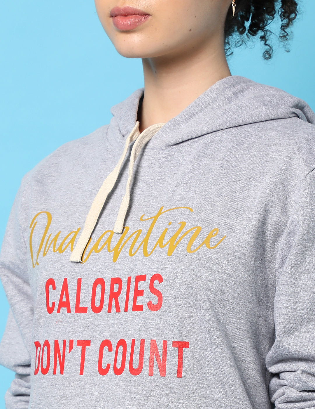 Stylish Printed Hooded Sweatshirt