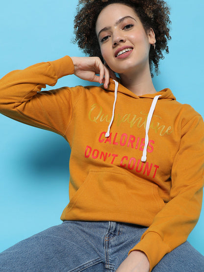 Stylish Printed Hooded Sweatshirt