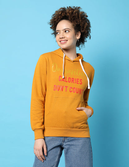 Stylish Printed Hooded Sweatshirt