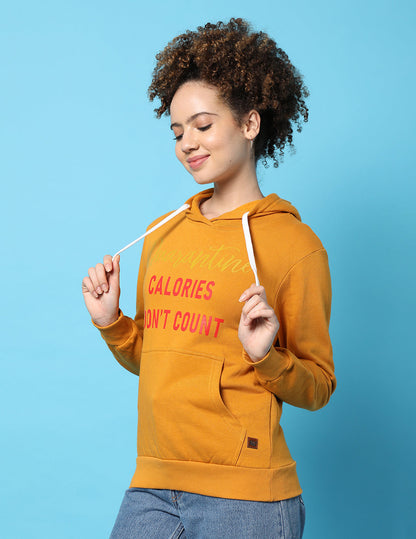 Stylish Printed Hooded Sweatshirt